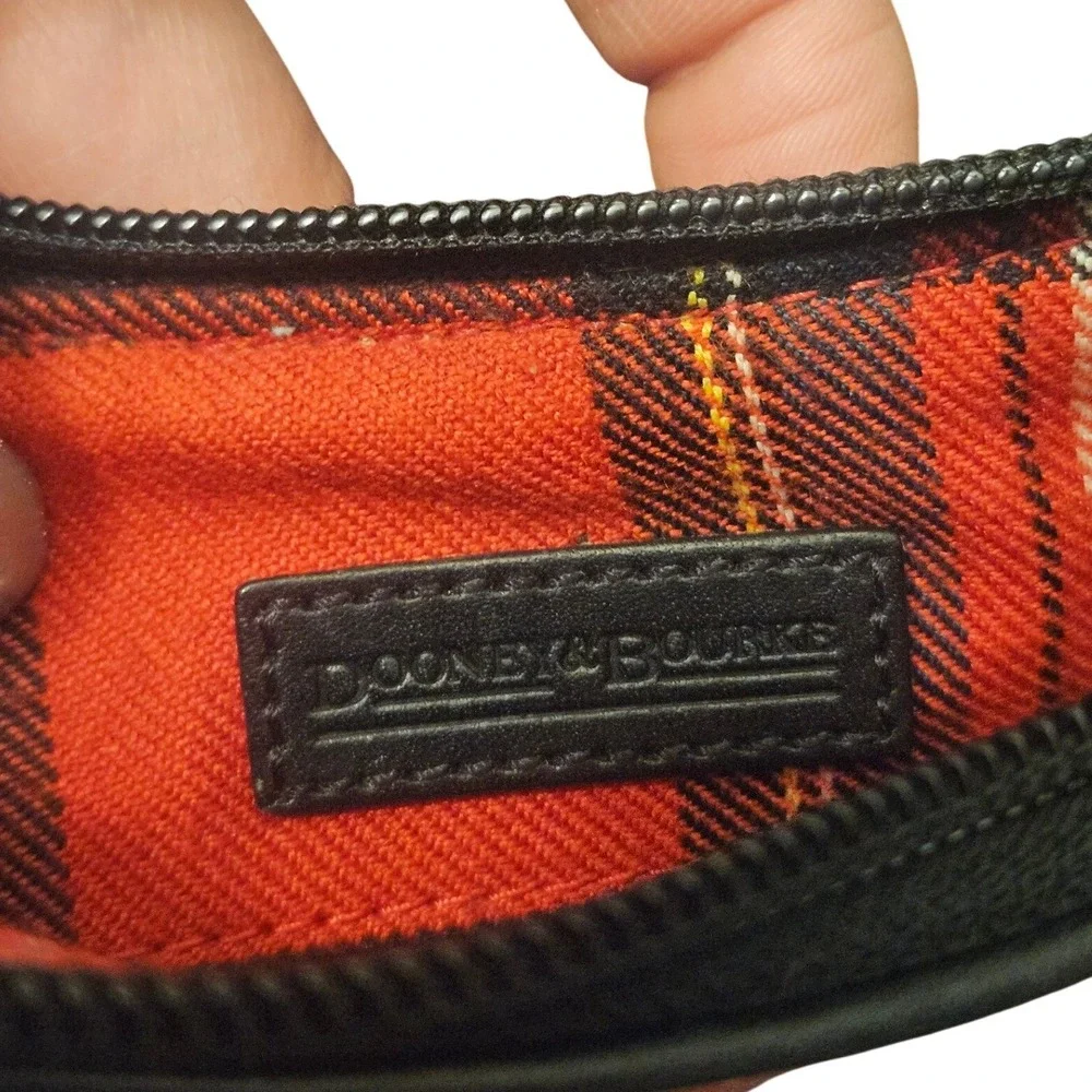 Dooney & Bourke Scottie Dog Print Red Coated Canvas Hobo‎ Shoulder Bag - Picture 9 of 11